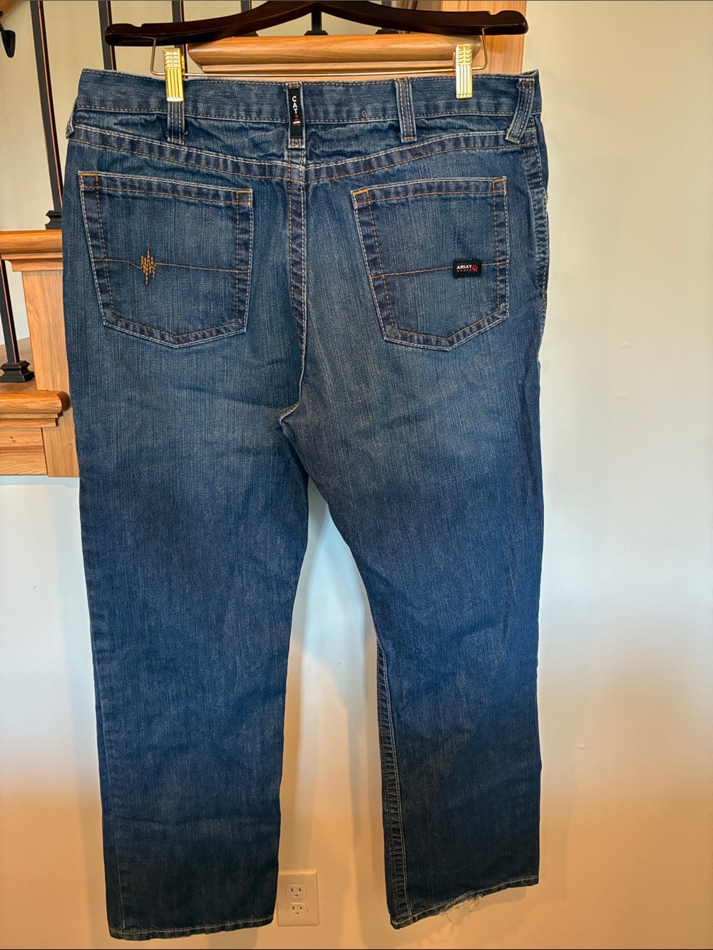 Ariat Men's Relaxed Straight-Leg Jeans in Dark Blue 38x34
